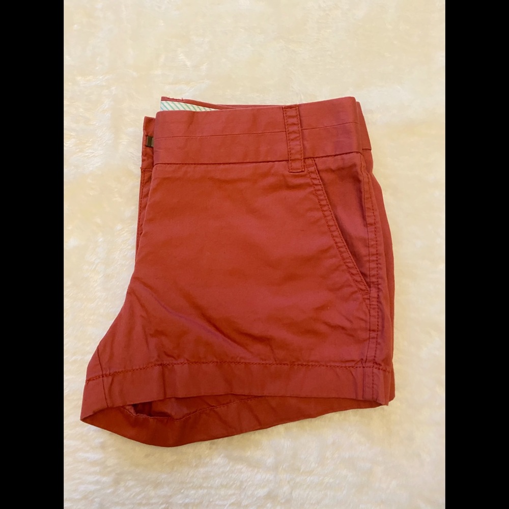 J. Crew Red Shorts